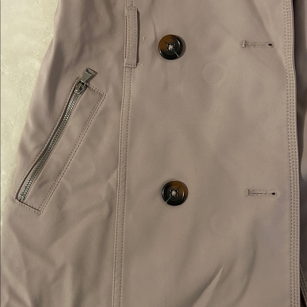 Express Classic Double Breasted Trench Coat light pink - Picture 5 of 10